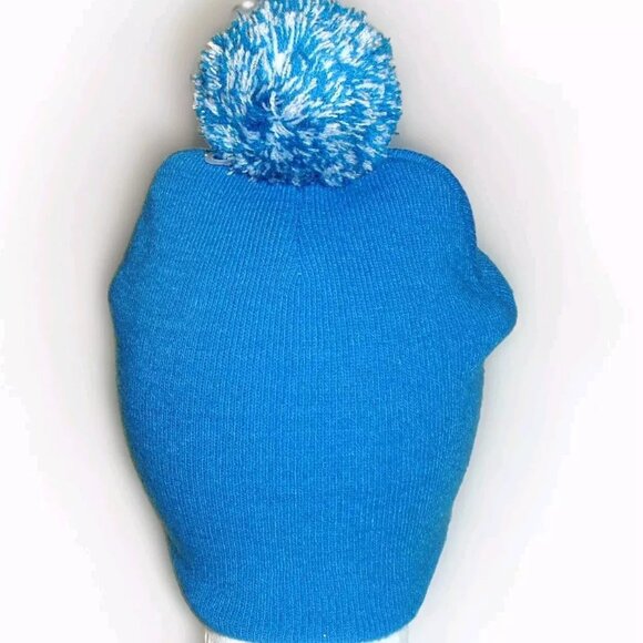 Oklahoma City Thunder Mens Beanie Pom Winter Hat Cap New Nba - Picture 2 of 2